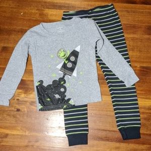 Carter's alien in outer space pajama set